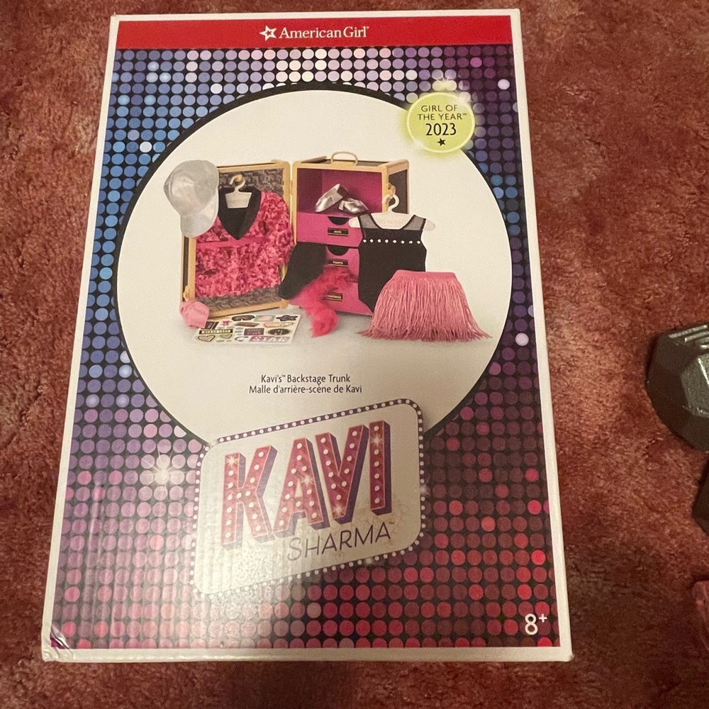 American Girl Fashion Trunk Set - Pink and Black